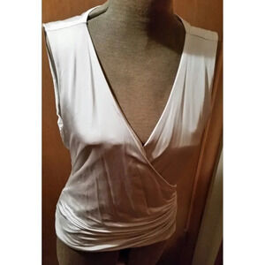 "M SIAMO" Collection Sleeveless Criss Cross Top